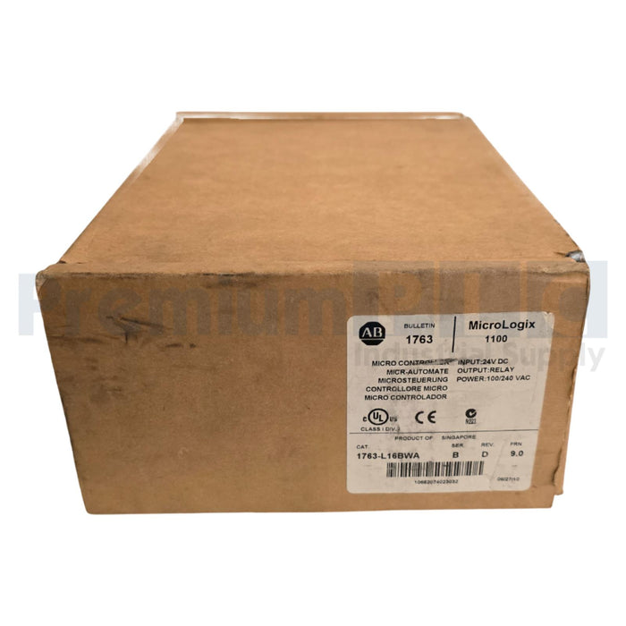 ALLEN BRADLEY 1763-L16BWA /B MicroLogix 1100 16-POINT CONTROLLER 1763L16BWA NSMP
