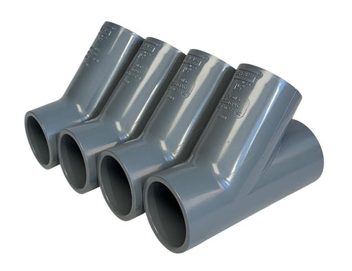 4 SPEARS 875-015C / 875015C CPVC STANDARD WYE SOCKETS SCH80 1-1/2'' NSNP