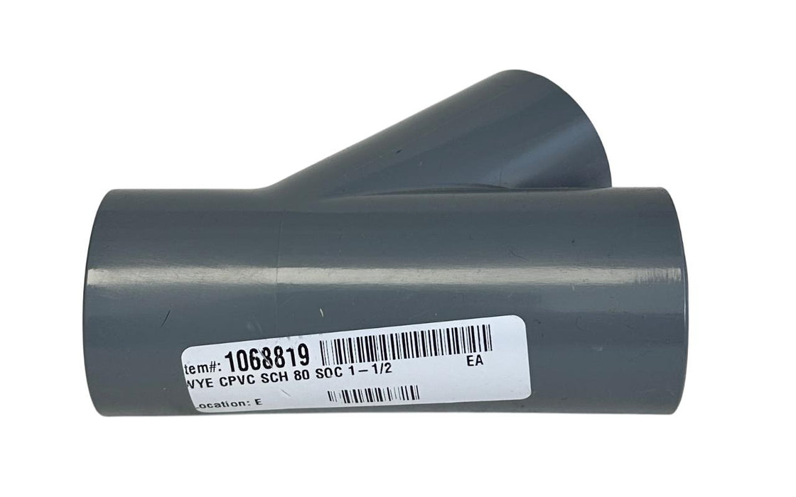 4 SPEARS 875-015C / 875015C CPVC STANDARD WYE SOCKETS SCH80 1-1/2'' NSNP