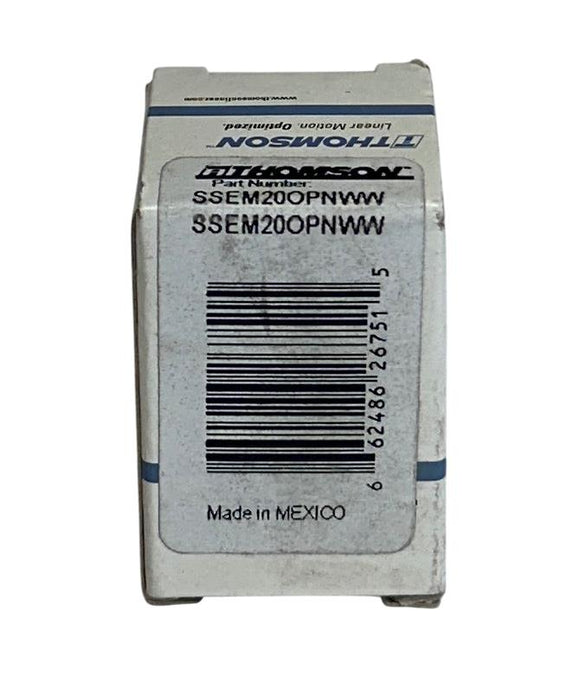THOMSON SSEM20OPNWW LINEAR BALL BUSHING BEARING 20mm BORE SELF-ALIGNING NSMP
