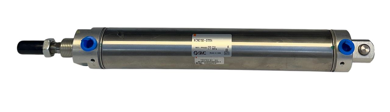 SMC NCMC150-0700A / NCMC1500700A PNEUMATIC CYLINDER STAINLESS 1.7MPa NSNP