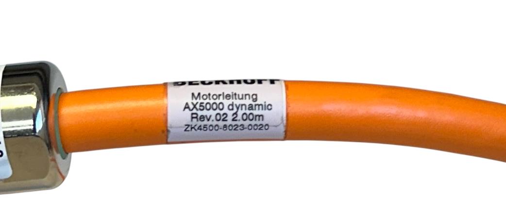 BECKHOFF ZK4500-8023-0020 / ZK450080230020 MOTOR CABLE AX5000 SPEEDTEC 2M NSNP