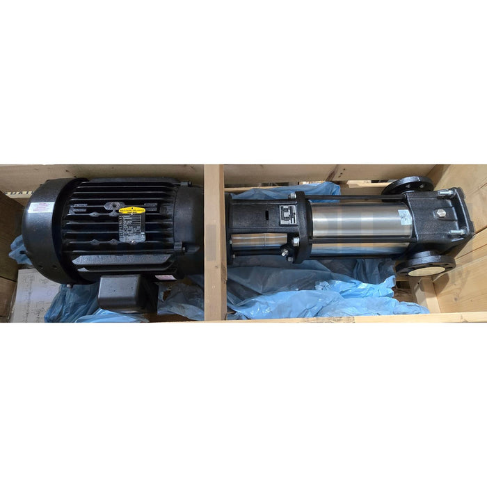 GRUNDFOS CR15-07 CENTRIFUGAL PUMP W/15HP MOTOR CR15-07A-GJ-A-E-HQQE 96523618 NEW