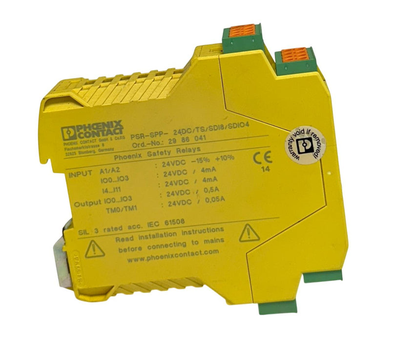 PHOENIX CONTACT PSR-SPP-24DC/TS/SDI8/SDIO4 / 2986041 EXTENSION MODULE 24V USNP