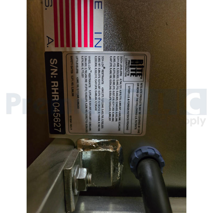 RITE-HITE LDL-500 DOK-LOK VEHICLE ROTATING HOOK RESTRAINT RHR 12" W/ACCS NSMP