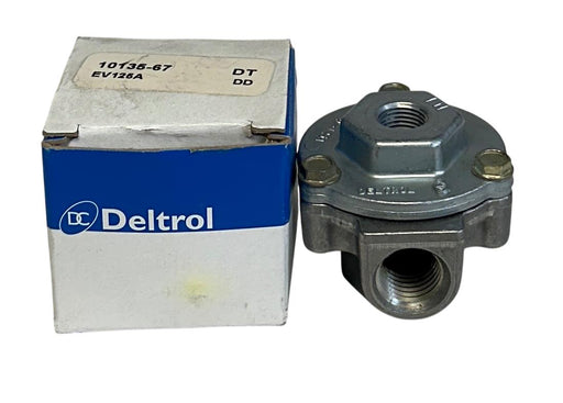 DELTROL 10135-67 / EV125A Pneu-Trol QUICK EXHAUST VALVE 1/4'' CYLINDER NSMP