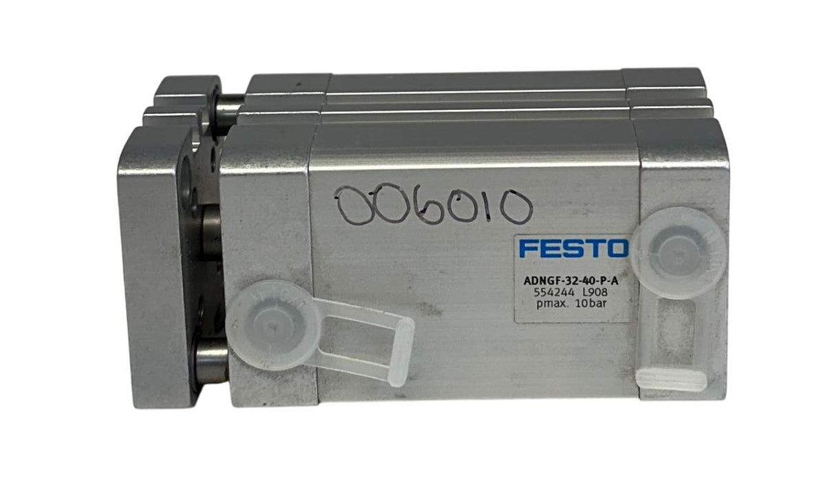 FESTO ADNGF-32-40-P-A / 554244 PNEUMATIC COMPACT CYLINDER 40mm STROKE USNP