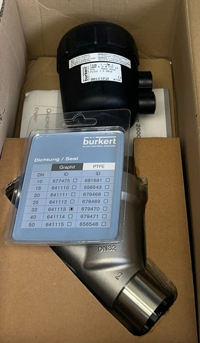 BURKERT 2000 A 32,0 PTFE VA / 00143458 PNEUMATIC ANGLE SEAT VALVE 2/2-WAY NSMP