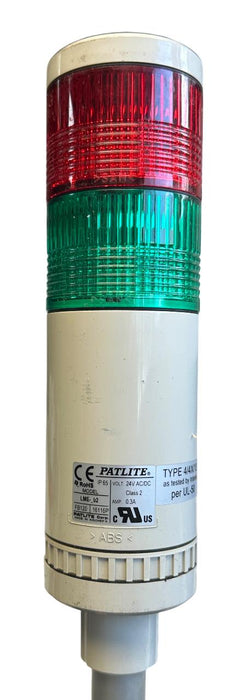 PATLITE LME-202-RG+FB120 / LME-202-RG / LME-202 SIGNAL TOWER RED/GREEN 24V USNP