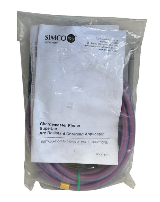 SIMCO ION 4100286 SLCC HV CONNECTOR ASSEMBLY 30kV SPRING LOADED FOR PINNER NSNP