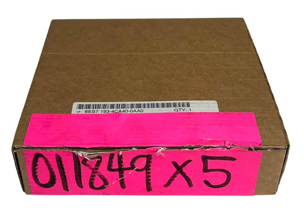 4 SIEMENS 6ES7 193-4CA40-0AA0 / 6ES71934CA400AA0 SIMATIC TERMINAL MODULES NSMP