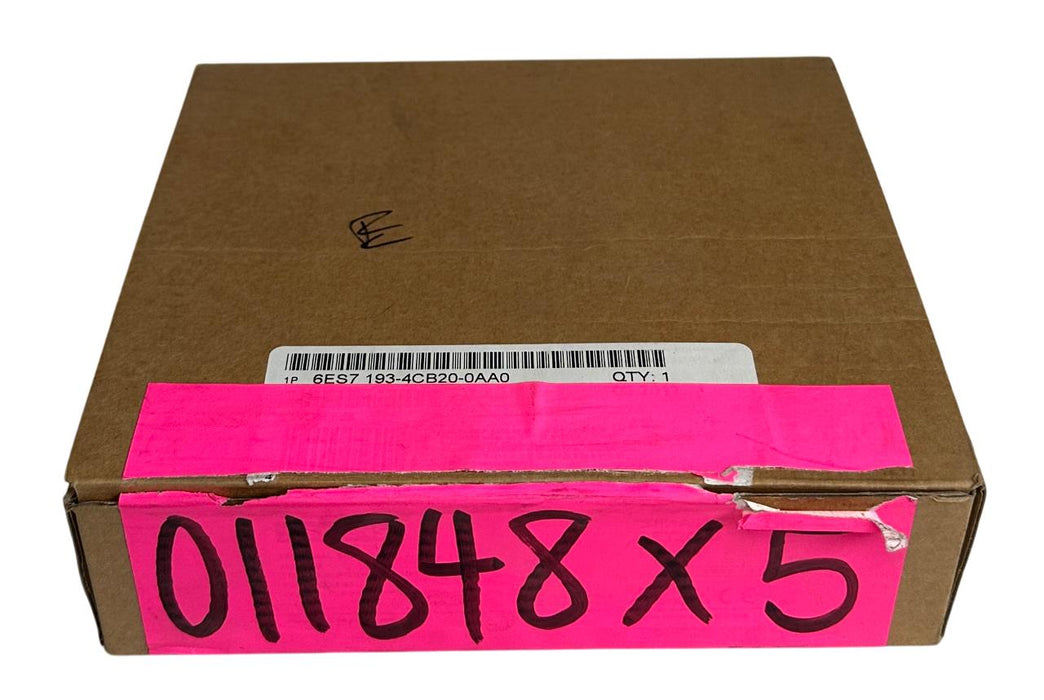 5 SIEMENS 6ES7 193-4CB20-0AA0 / 6ES71934CB200AA0 SIMATIC TERMINAL MODULES NSMP