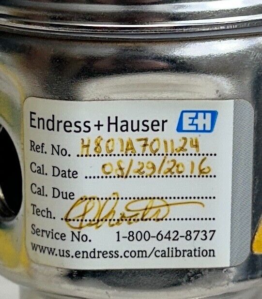 ENDRESS+HAUSER FMB50-16R2/0 / FMB50-AA22QA1HGAUPJB3U Deltapilot M HART REPAIRED