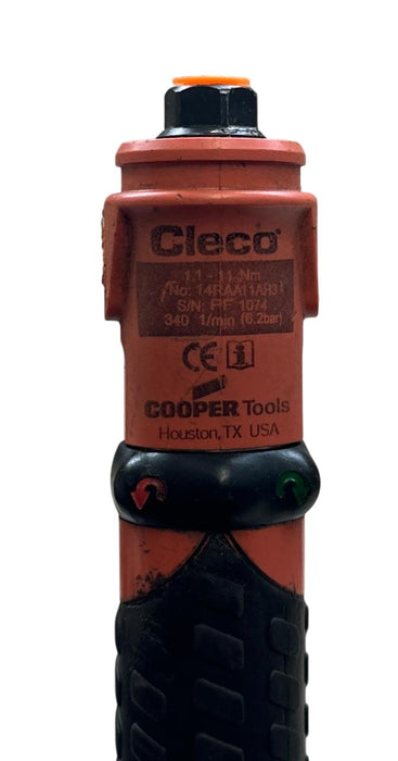 COOPER CLECO 14RAA11AH3 Clecomatic PNEUMATIC RIGHT-ANGLE NUTRUNNER 3/8'' USNP