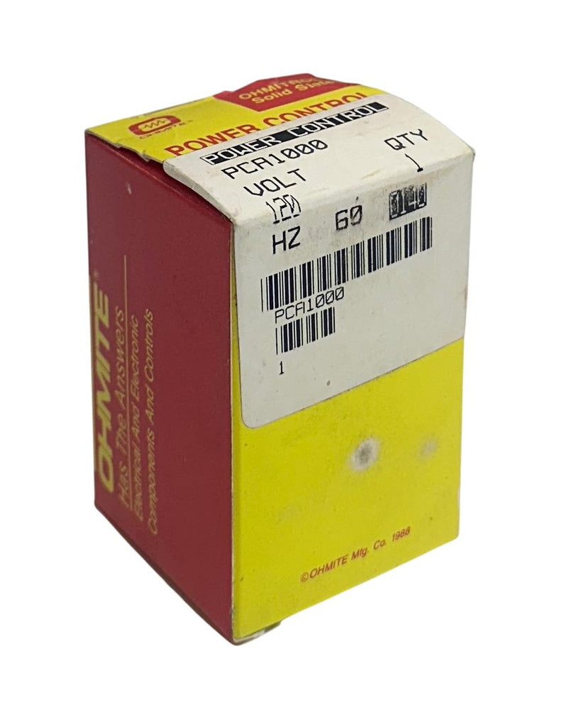 OHMITE PCA-1000 / PCA1000 Ohmitrol SOLID STATE POWER CONTROL 120V 60Hz NSMP