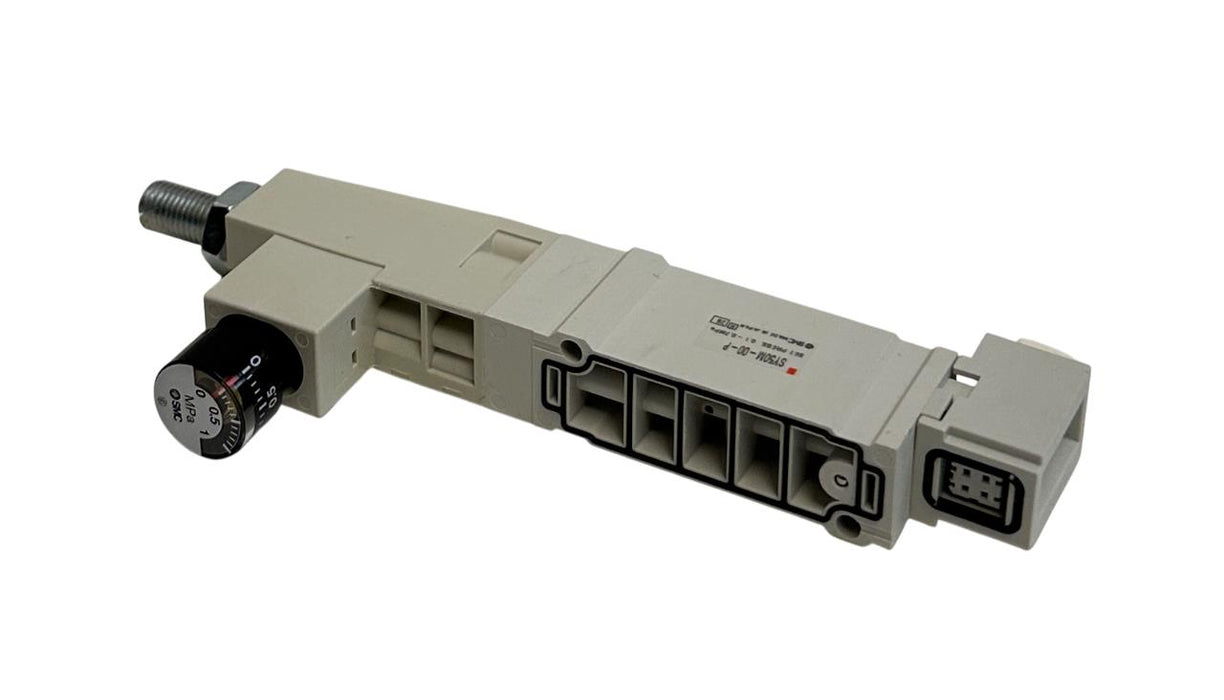 2 SMC SY50M-00-P / SY50M00P PNEUMATIC PRESSURE REGULATORS W/ GAUGE 1-PORT NSMP