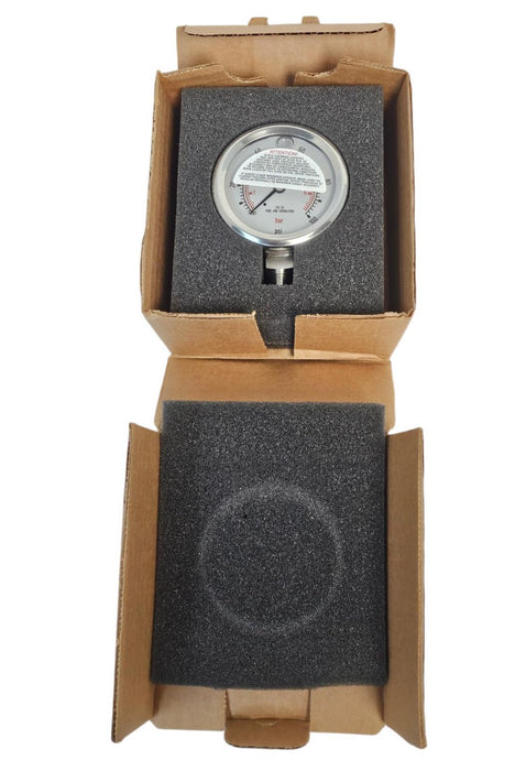 NIB SWAGELOK PGI-63C-PG100-LA01 G.I. GAUGE 100PSI/BAR 1/4'' NPT LM