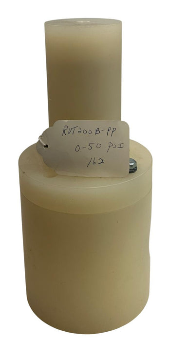 PLAST-O-MATIC VALVES RVT200B-PP / RVT200BPP SERIES RVT RELIEF VALVE 0-50PSI NSNP