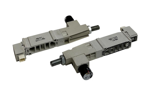 2 SMC SY50M-N0-P / SY50MN0P PNEUMATIC PRESSURE REGULATORS W/ GAUGE 1-PORT USNP