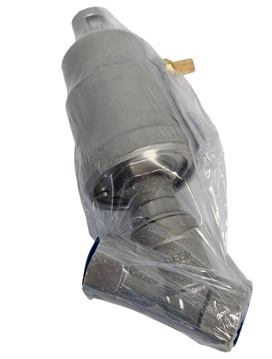 NEW STC 2KS-1/2 ANGLE SEAT VALVE SINGLE ACTING AIR ACTUATED 2-WAY NC OR NO 316SS