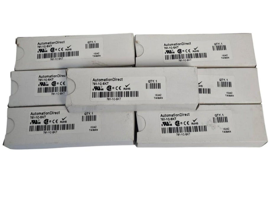LOT OF 7 NIB AUTOMATION DIRECT 781-1C-SKT RELAY SOCKETS 7811CSKT