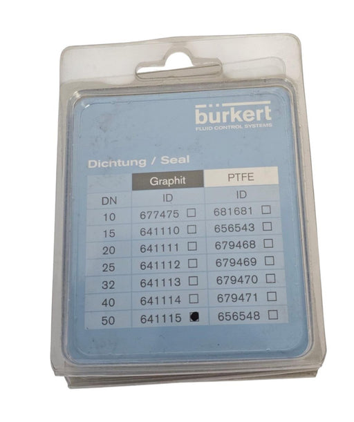 LOT OF 8 NEW BURKERT 641115 GRAPHITE SEALING RINGS