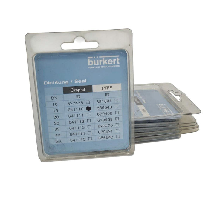 6 BURKERT 641110 SEALING PACKED DN15 FOR ANGLE SEAT VALVE SEALS NSMP