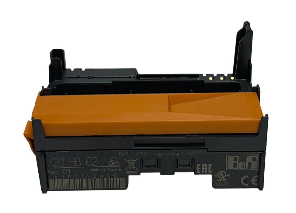 B&R X20 BB 62 / X20BB62 COMPACT S CPU BASE CONTROLLER BUS MODULE NSNP