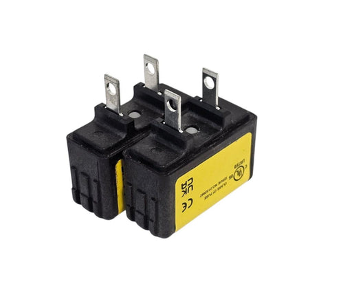 LOT OF 2 NEW EATON BUSSMANN TCF3RN LOW-PEAK CUBEFUSES 300 VDC & 600 VAC 3 AMP