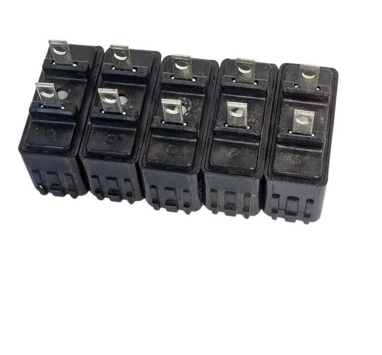 LOT OF 5 NEW COOPER BUSSMANN TCF6 LOW-PEAK CUBEfuses 300 VDC 600 VAC 6 AMP