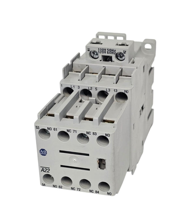 SPRECHER + SCHUH CA7-12-10 CONTACTOR W/ ALLEN BRADLEY 100-F SER B CONTACT BLOCK