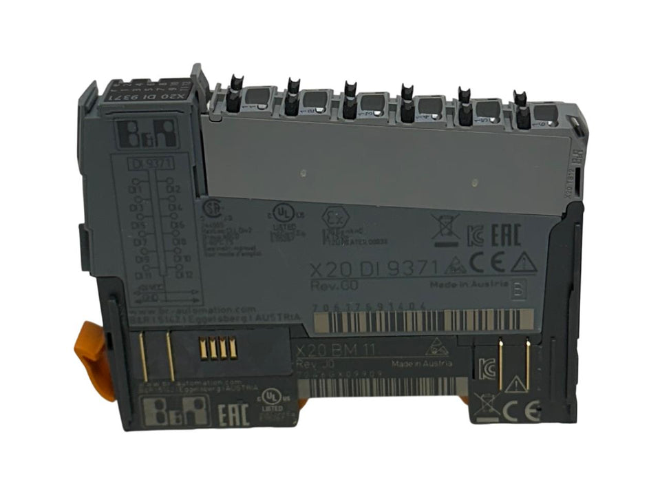 10 B&R X20 DI 9371 / X20DI9371 X20 SERIES INPUT MODULES 24VDC 12-PT X20BM11 NSNP
