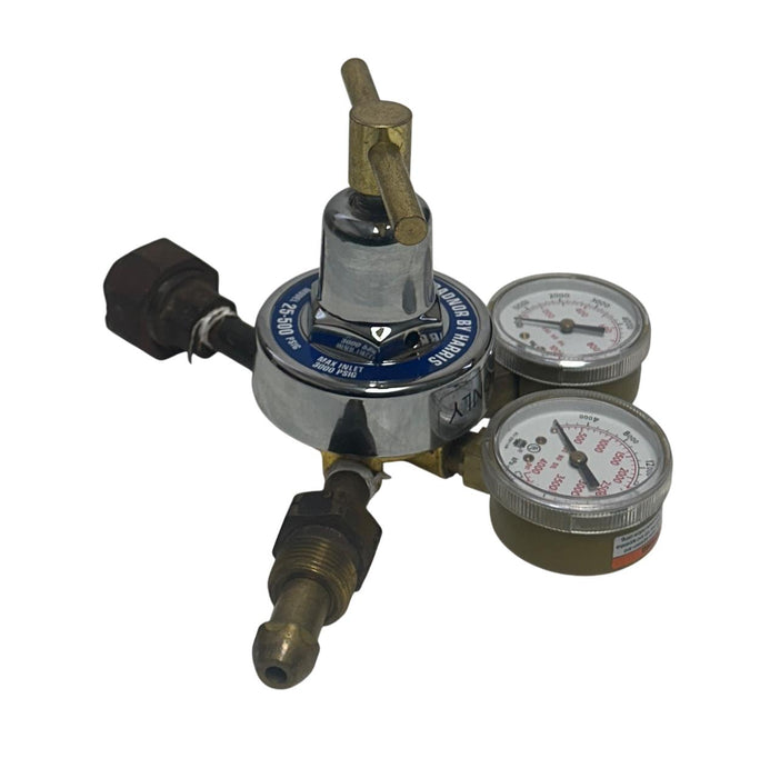 RADNOR BY HARRIS 25-500 PSIG / 25500 GAS REGULATOR CGA-E4 Ar N2 He 3000PSIG USNP