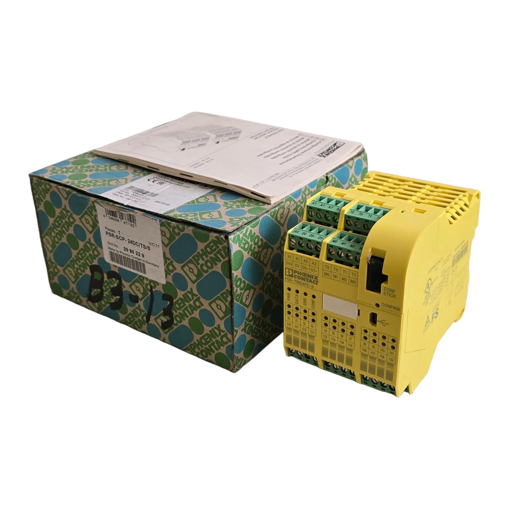 PHOENIX CONTACT PSR-SCP-24DC/TS/S PSR-TRISAFE SAFETY MODULE 2986229 NSMP