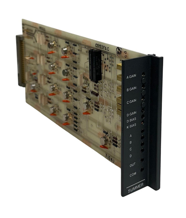 FOXBORO N-2AX+SUM / N2AXSUM SUMMER MODULE C0153FA-C C0153FA CS-N/SRC NSNP
