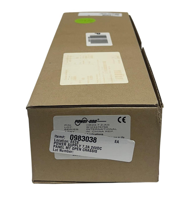 POWER-ONE HE24-7.2-AG / HE2472AG LINEAR AC/DC POWER SUPPLY 24VDC OUTPUT NSMP