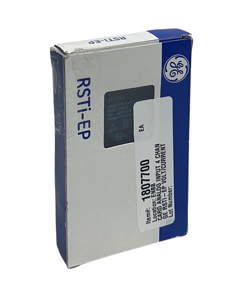 GE EP-3164-AB / EP-3164 ANALOG INPUT MODULE 4-CHNL VOLTAGE CURRENT RSTi-EP NSMP