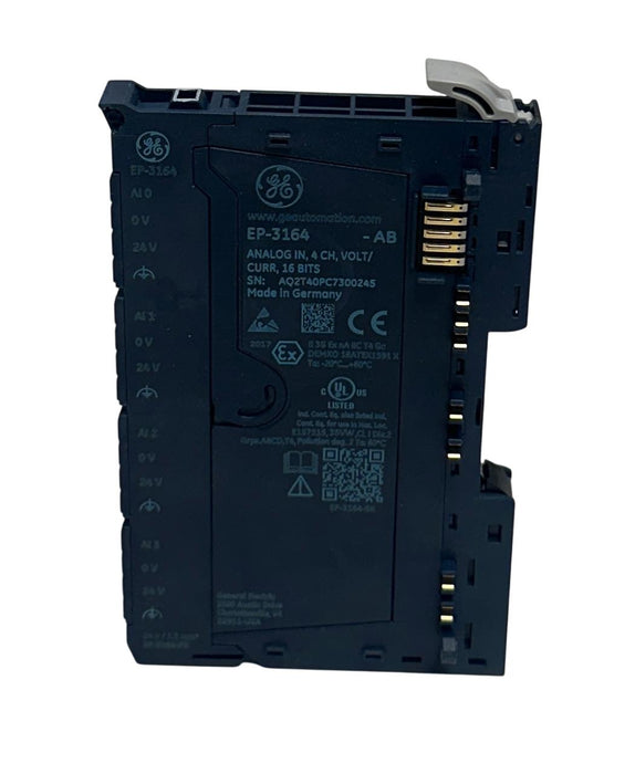 GE EP-3164-AB / EP-3164 ANALOG INPUT MODULE 4-CHNL VOLTAGE CURRENT RSTi-EP NSMP