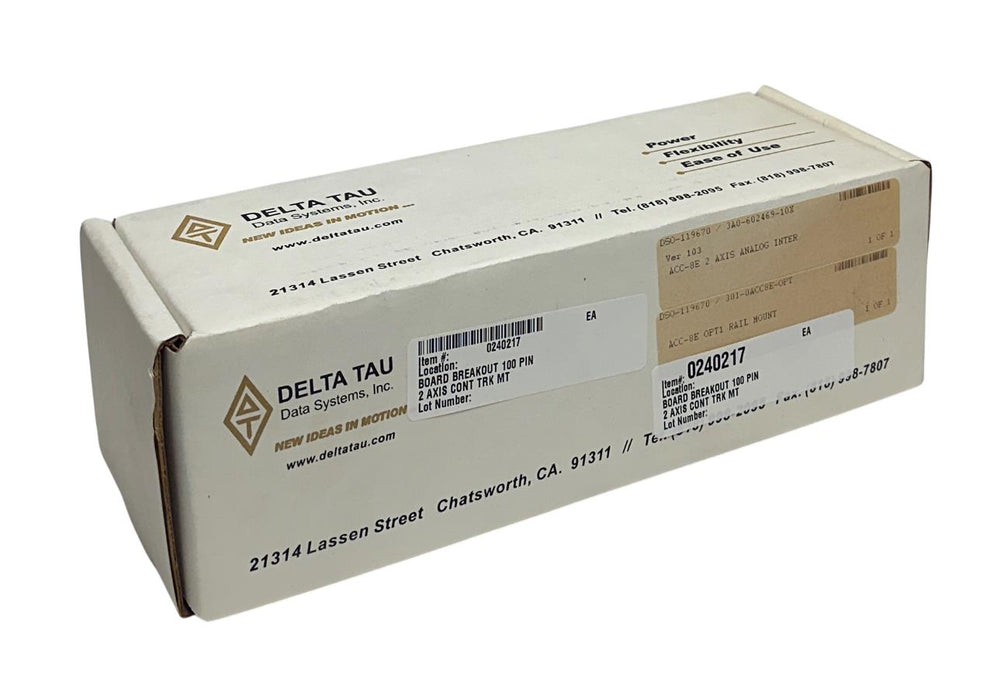 DELTA TAU PMAC-2 ACC8E / 602469-103 2-AXIS ANALOG INTERFACE BREAKOUT ACC-8E NSMP