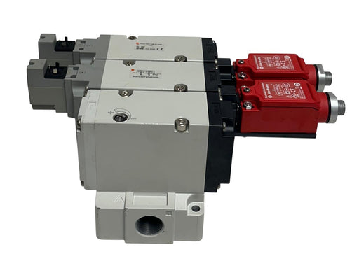 SMC VP744-5DZ1-04N-S1-X555 / VP7445DZ104NS1X555 SAFETY SOLENOID VALVE 24VDC NSMP