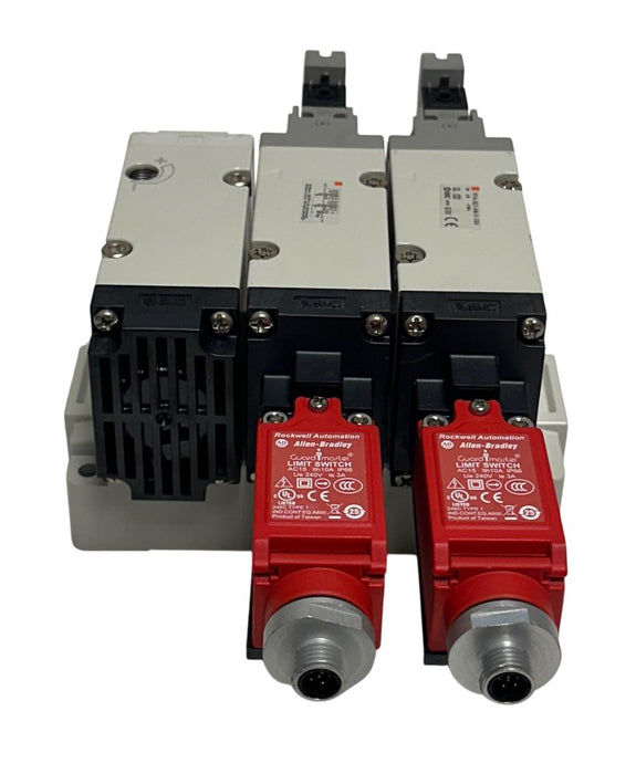 SMC VP744-5DZ1-04N-S1-X555 / VP7445DZ104NS1X555 SAFETY SOLENOID VALVE 24VDC NSMP