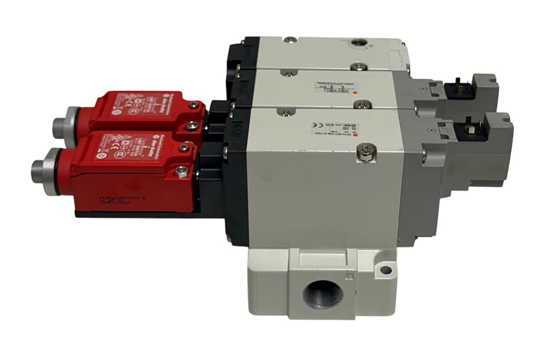 SMC VP744-5DZ1-04N-S1-X555 / VP7445DZ104NS1X555 SAFETY SOLENOID VALVE 24VDC NSMP