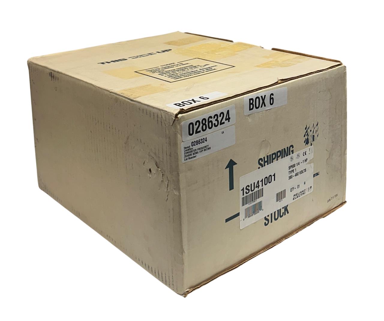 RELIANCE ELECTRIC 1SU41001 / SP500 VS AC DRIVE 1HP 380-460VAC 3PH 2.5A NSMP