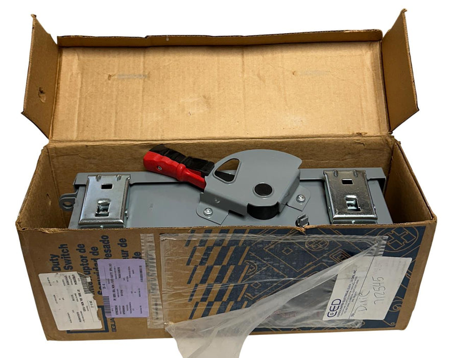 SQUARE D HU361AWKVW SERIES F06 HEAVY DUTY SAFETY SWITCH 30A 600V 50/60Hz NSMP