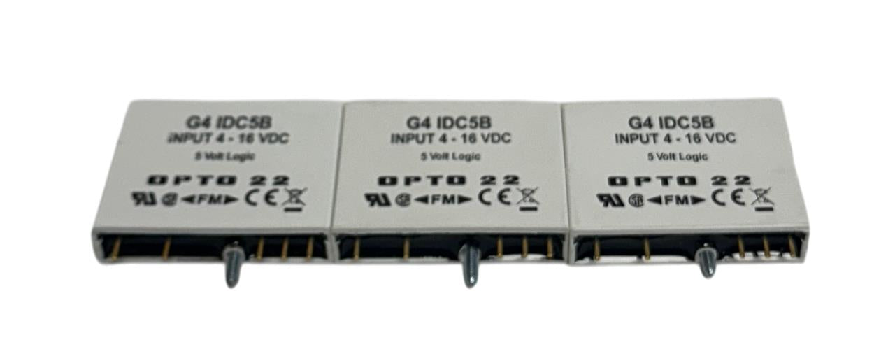 3 OPTO 22 G4 IDC5B DIGITAL I/O INPUT MODULES 4-16VDC 5V LOGIC OEM G4IDC5B NSNP