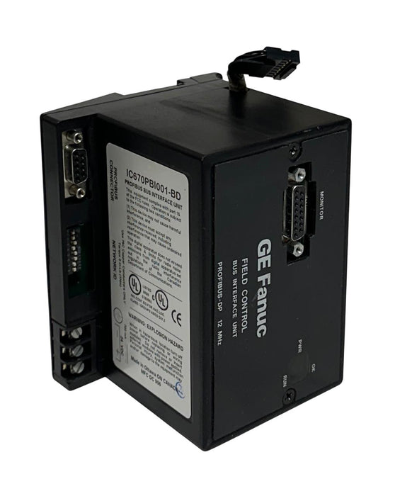 GE FANUC IC670PBI001-BD / IC670PBI001 PROFIBUS BUS INTERFACE UNIT 24VDC USNP