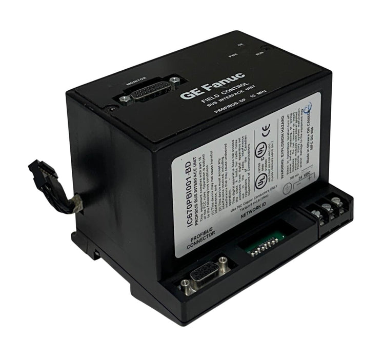 GE FANUC IC670PBI001-BD / IC670PBI001 PROFIBUS BUS INTERFACE UNIT 24VDC USNP