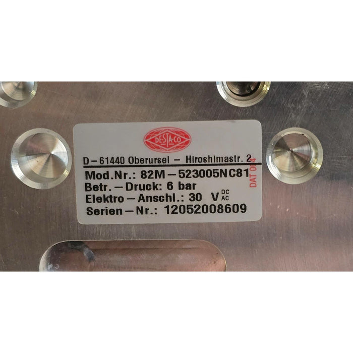 DESTACO 82M-523005NC81 82M PNEUMATIC POWER CLAMP 30V AC/DC 82M-8D50C80-NA NSNP