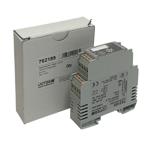 LUTZE / LUETZE LRZK 6F-D024-240H / 762189 RELAY MODULE 24VDC 2NC/2NO NSMP