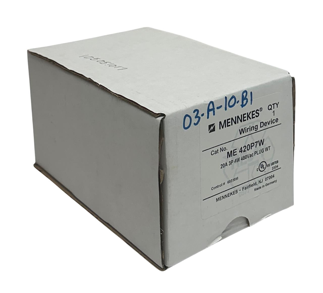 MENNEKES ME 420P7W / 60310M / MVH23 WATERTIGHT PIN & SLEEVE PLUG KIT 20A 3P NSMP